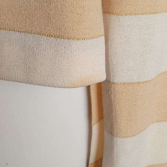 Vintage St John beige nautical rope striped sweater - Picture 9 of 12